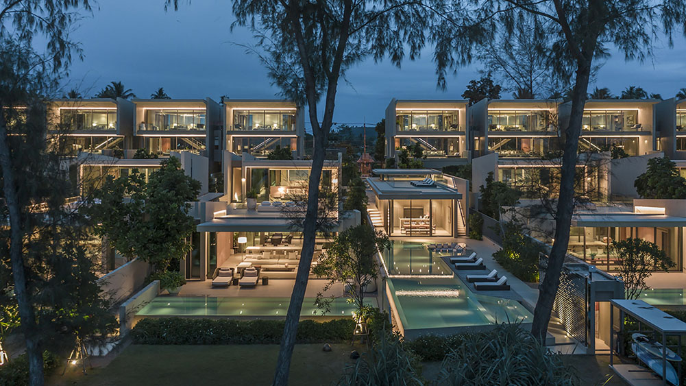 Veyla Natai Residences - Villas at night